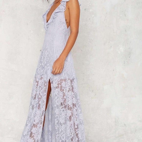 NWOT The Jetset Diaries Lace Lilac Dress, Small - Picture 2 of 8